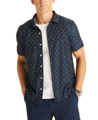 Nautica - Men's Printed Short-Sleeve Shirt