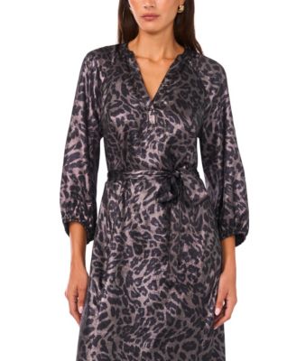 Women's 3/4-Sleeve Maxi Dress