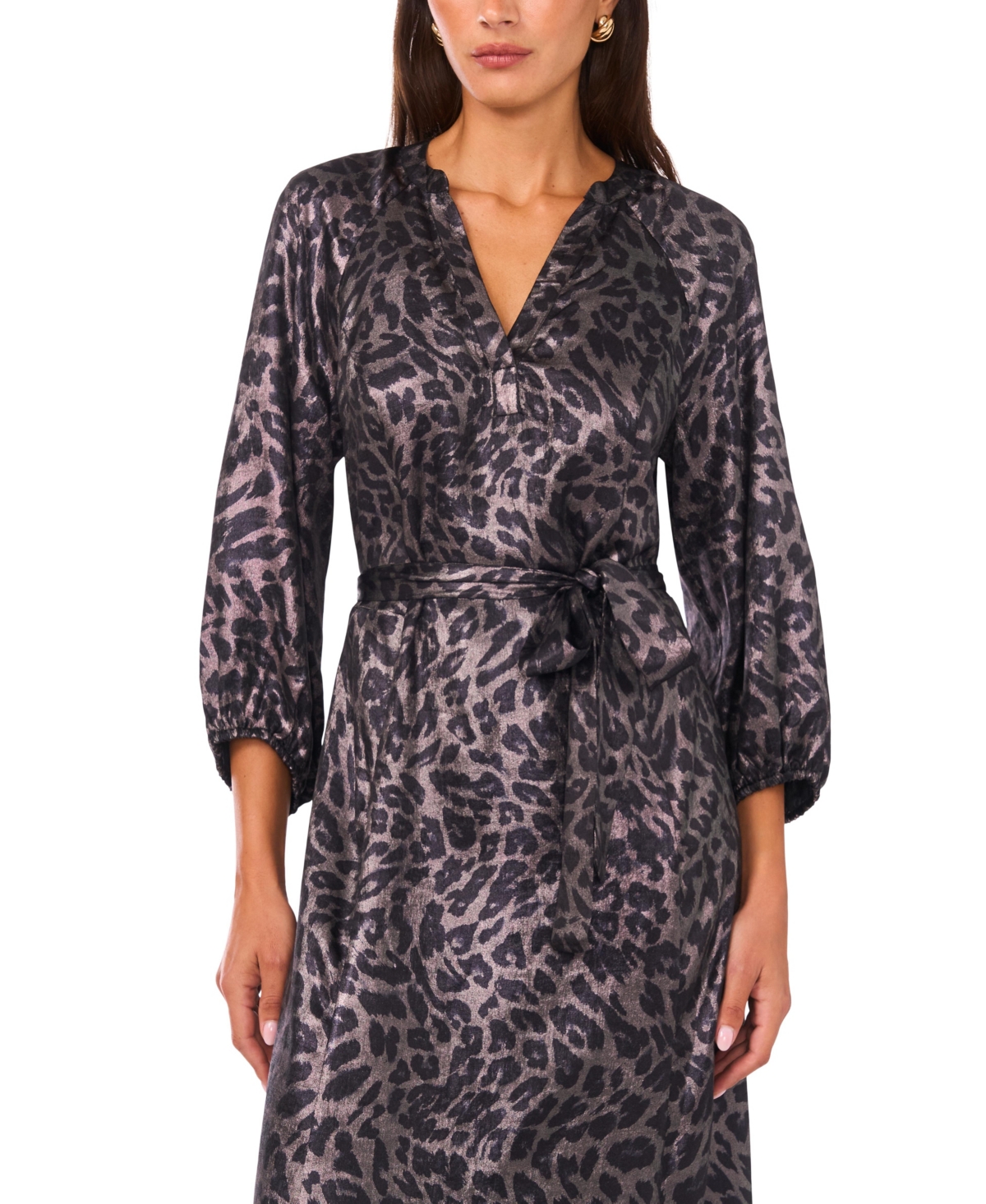 Vince Camuto Women's 3/4-Sleeve Maxi Dress