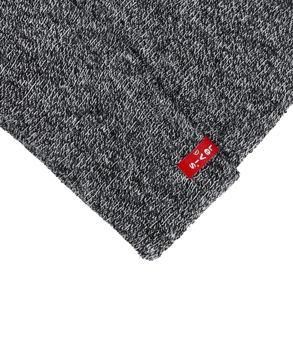 Levi's Men's Adjustable Fold Over Cuff Beanie In Gray