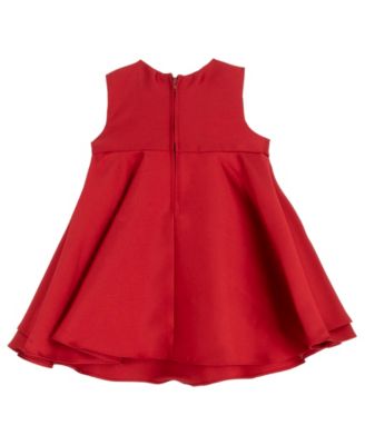 Baby Girls' Mikado Dress and Diaper Cover, 2-Piece Set