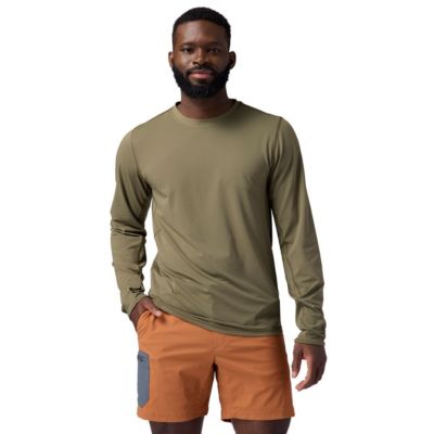 Men's Tahoe Sun Long-Sleeve Crew Shirt Performance Shirts Long Sleeve