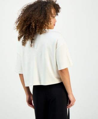 Petite Crewneck Short-Sleeve T-Shirt, Macy's Exclusive