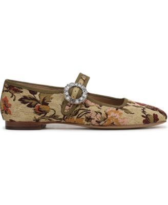 Women's Michaela Glow Buckled Mary Jane Flats