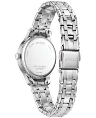 Eco-Drive Women's Classic Stainless Steel Bracelet Watch 31mm