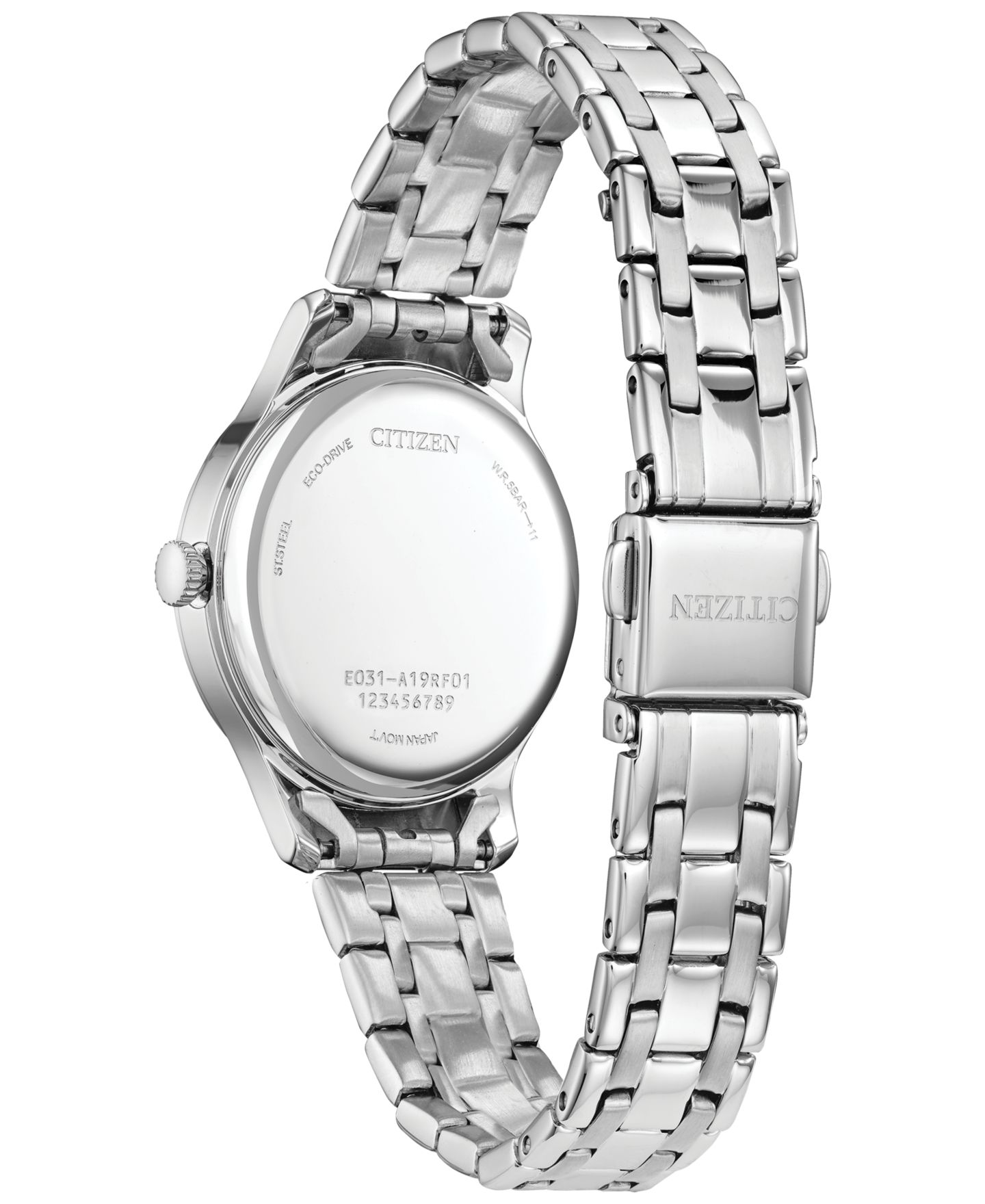 Женские часы Citizen Eco-Drive Classic Stainless Steel Bracelet Watch 31mm — фото 2