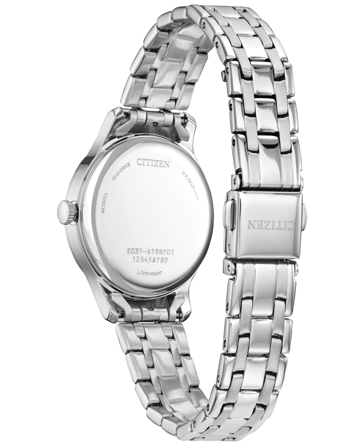 Citizen Eco-drive Women's Classic Stainless Steel Bracelet Watch 31mm In Metallic