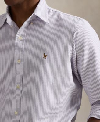 Men's Striped Long-Sleeve Shirt