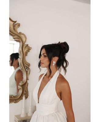 Louise Porcelain Flower Earrings