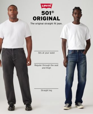 Men's 501® Original Fit Button Fly Stretch Jeans