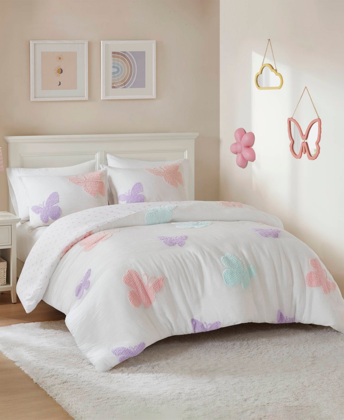 Intelligent Design Rio Textured 3-pc. Duvet Cover Set, Full/queen In Multi