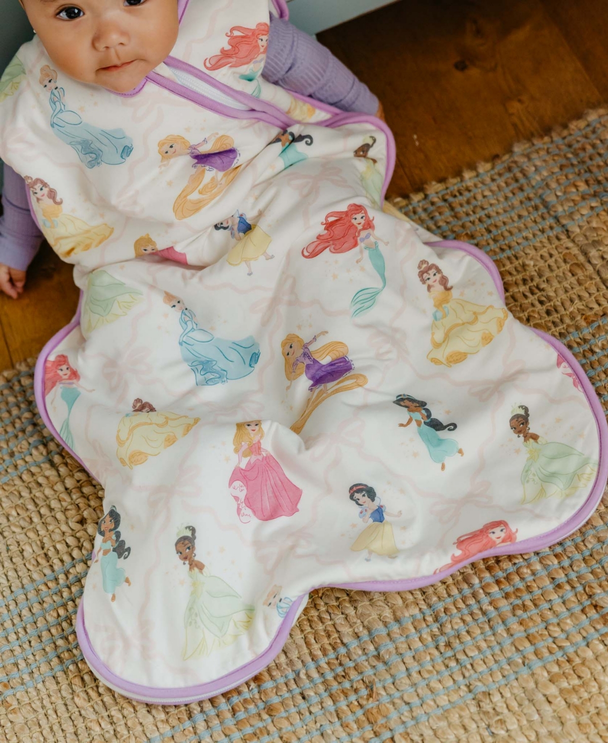 Copper Pearl Baby Girls Disney Princess Three-Layer Sleep Bag
