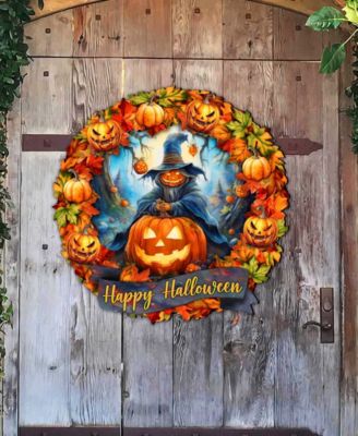 Halloween Wreath Door Hanger