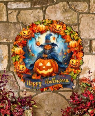 Halloween Wreath Door Hanger