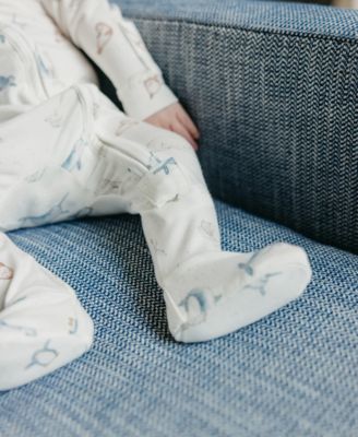 Baby Boy or Baby Girl Arctic Wonder Zip-Up Footie One-Piece