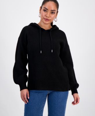 Petite Blouson-Sleeve Hoodie, Macy's Exclusive
