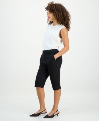 Petite High-Rise Capri Pants, Macy's Exclusive