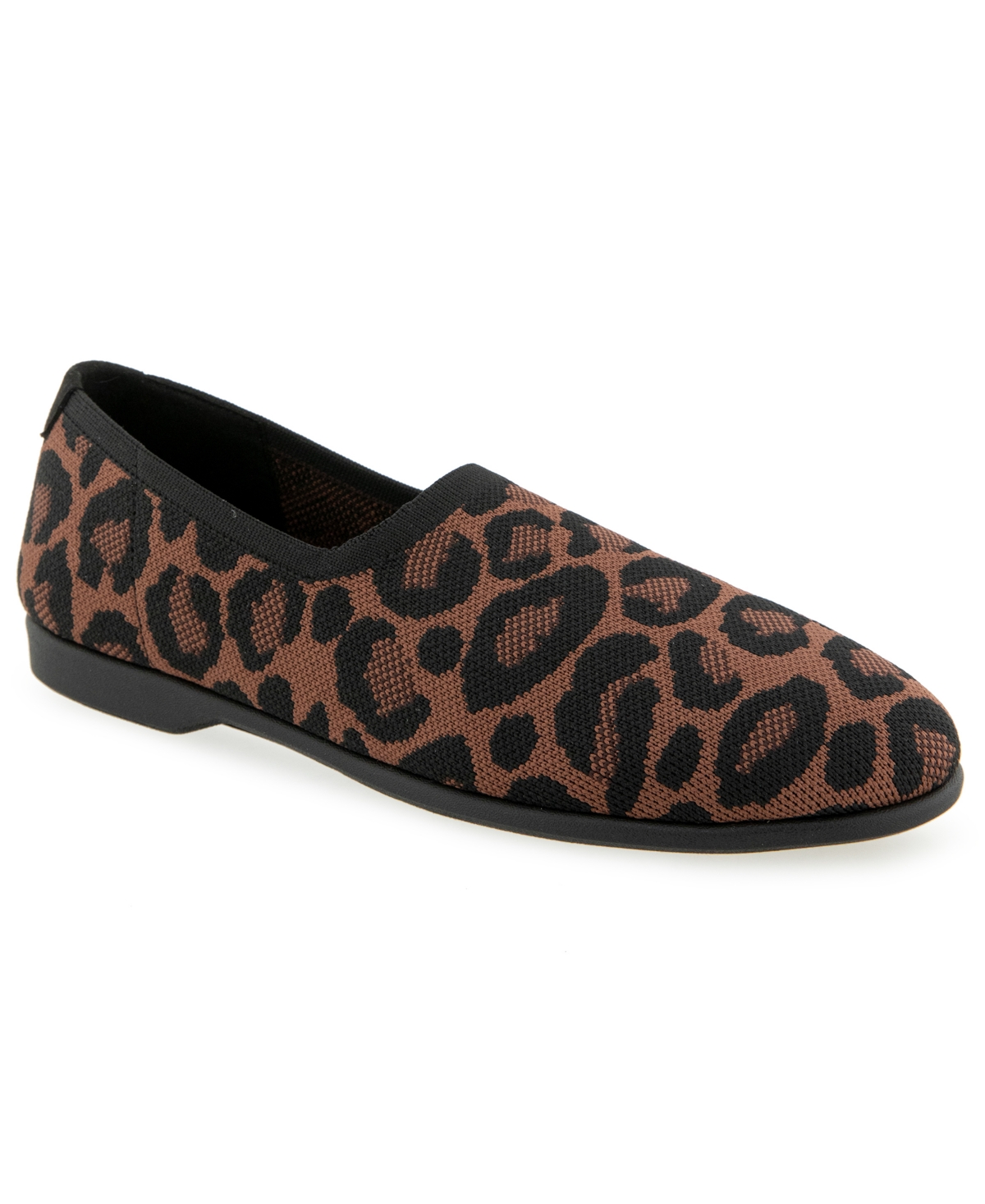 Aerosoles Women's Nathaly Knit Flat In Animal Print