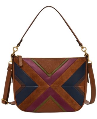 Fossil Jolie Patchwork Shoulder Bag - Macy's
