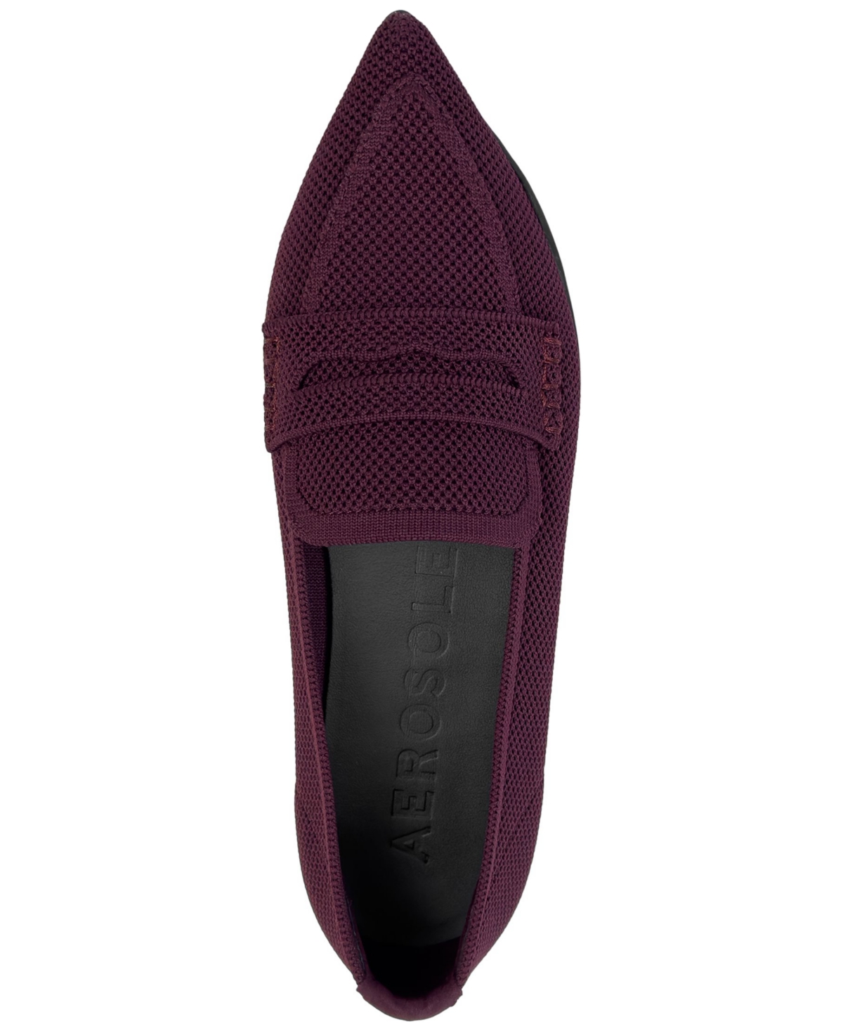 Aerosoles Women's Davien Casual Knit Flat In Purple