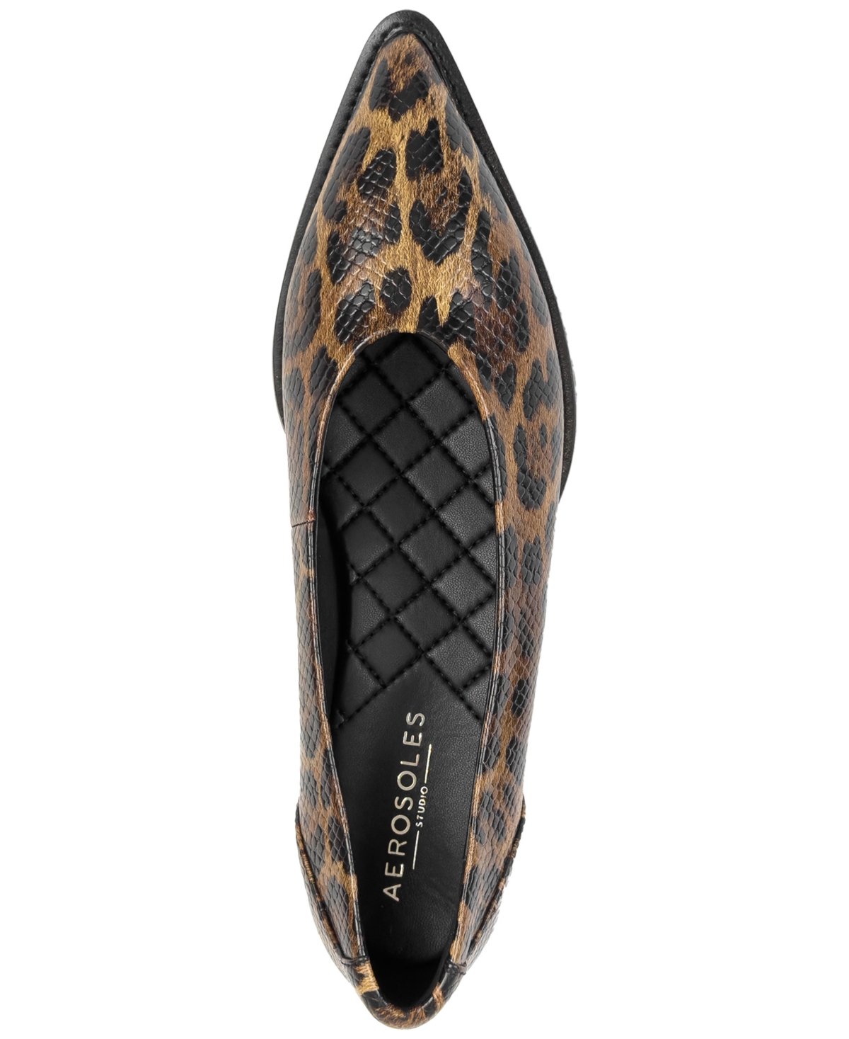 Aerosoles Women's Mide Tailored Flat In Animal Print
