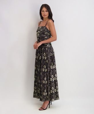 Women's Square Neck Maxi Dress