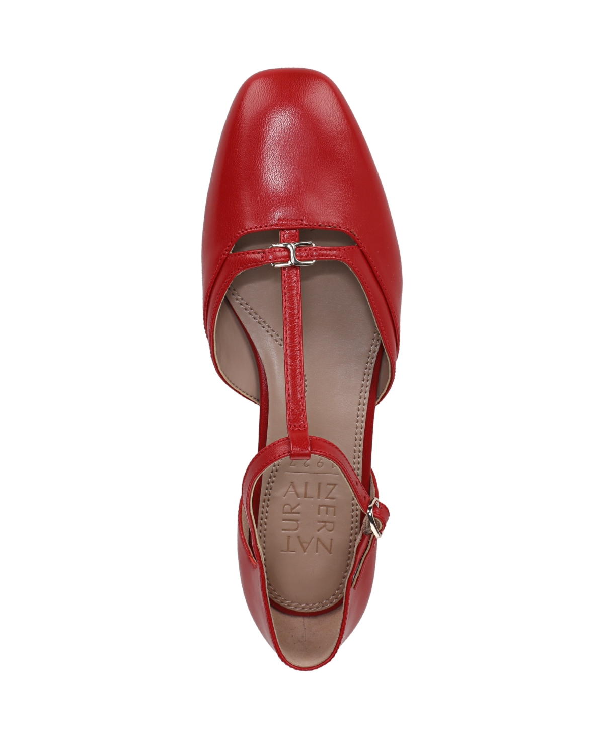 Naturalizer Women's Caresse Mary Jane T-strap Flats In Red