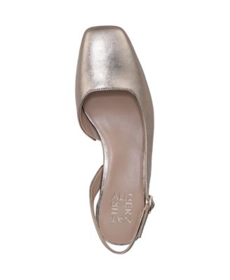 Women's Jayla Mid-Heel Square Toe Slingback Pumps