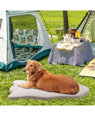 Dog Sleeping Mat Waterproof Dog Crate Pad Bed Mat with Memory Foam Support