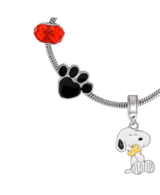 Snoopy Charm Bracelet - 6 Unique Charms