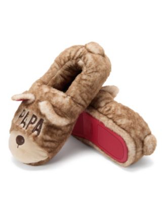 Men's Papa Bear Closed Back Slipper