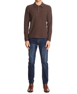 Men's Patterned Polo Shirt