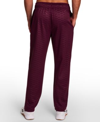 Men's Regular Fit Straight Leg Fleece Pants