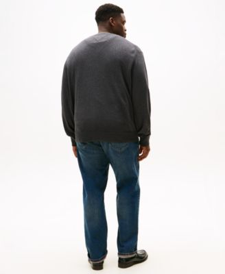 Men's Big and Tall Pima Cotton Cashmere Crewneck Sweater