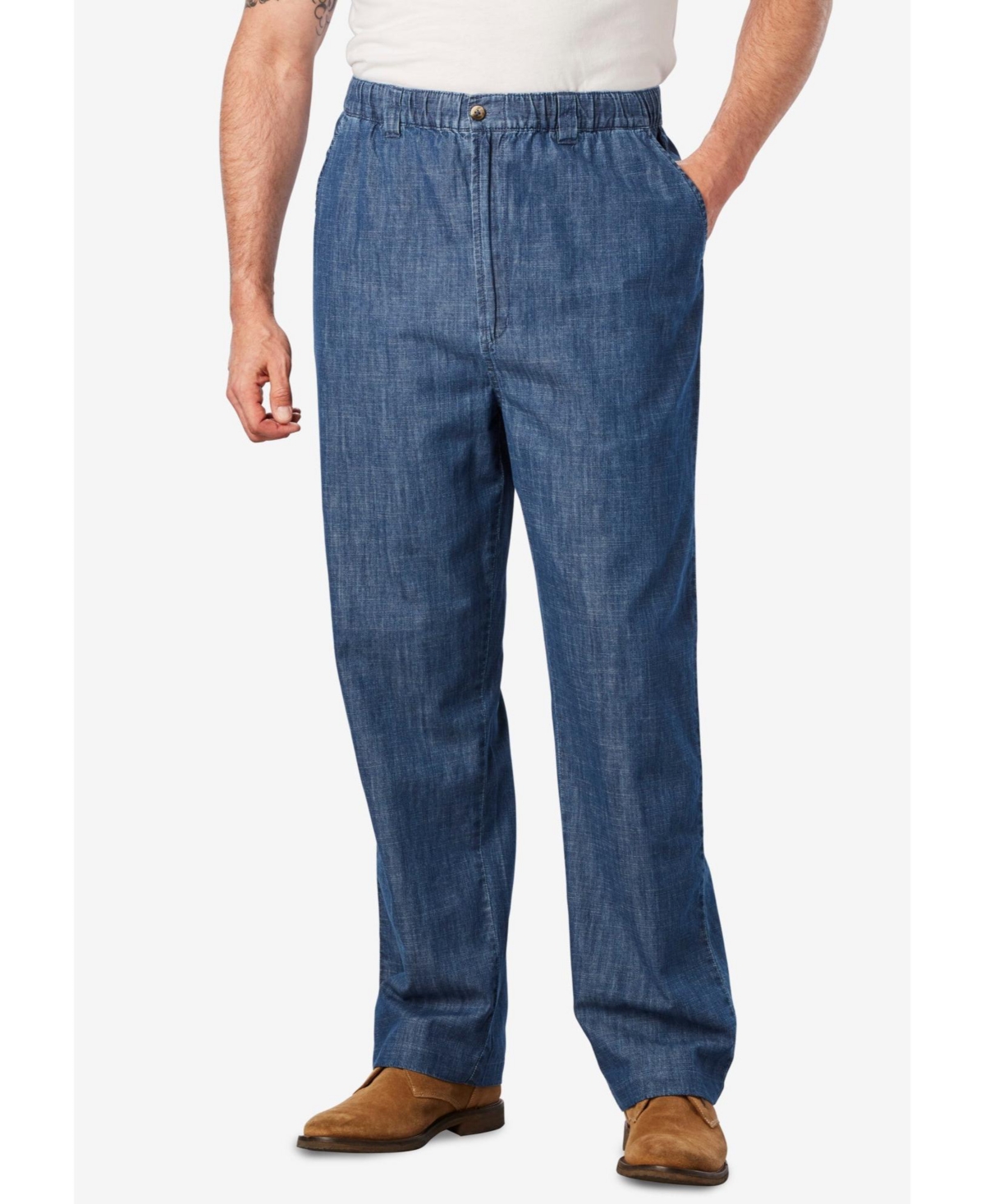 KingSize Tall Knockarounds Full-Elastic Waist Pants