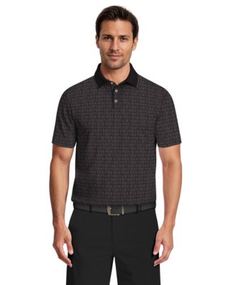 Men's Argyle Jacquard Polo Shirt