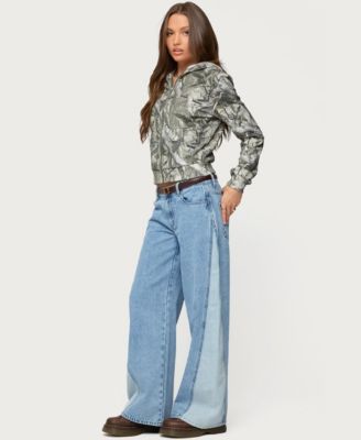 Women's Tayler Camo Zip Up Hoodie