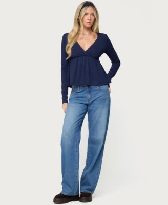 Women's Kenzie Long Sleeve Babydoll Top