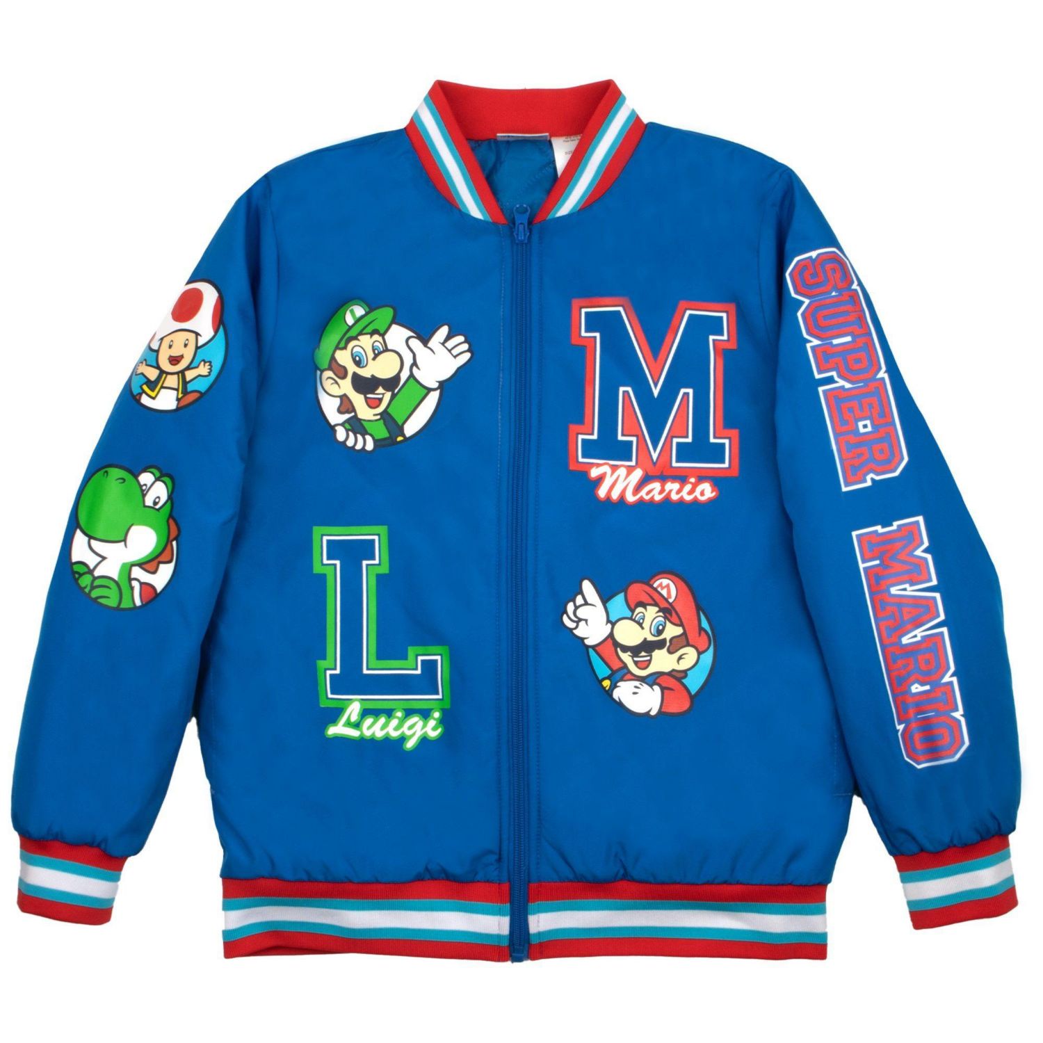 Super Luigi Big Boys Bomber Jacket