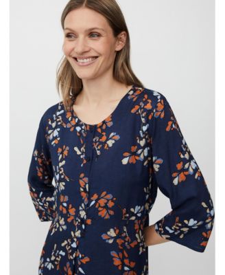 MaNymari Round Neck 3/4 Sleeve Dress