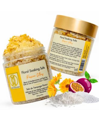 Floral Soaking Bath Salts Passion Citrus 8oz