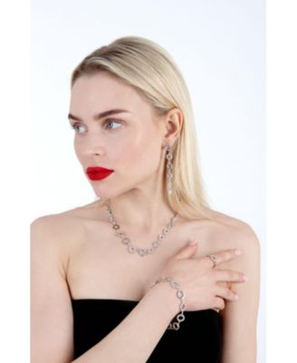 Art Deco Halo Bracelet