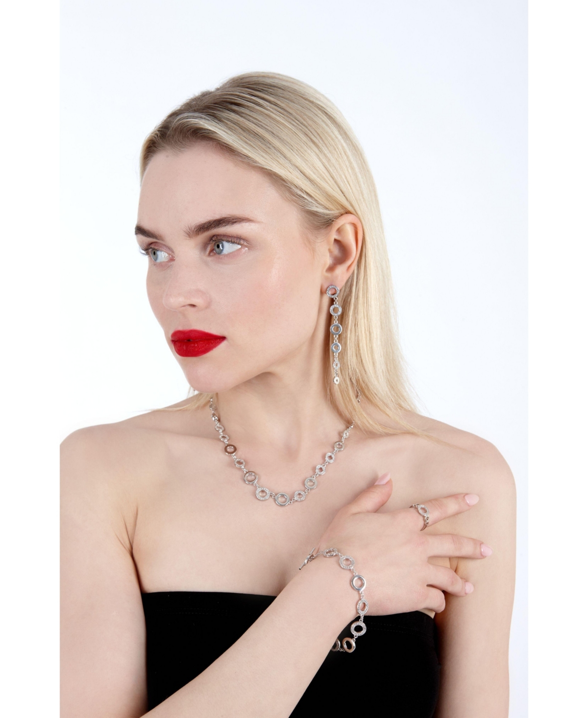 Lucy Quartermaine Art Deco Halo Bracelet