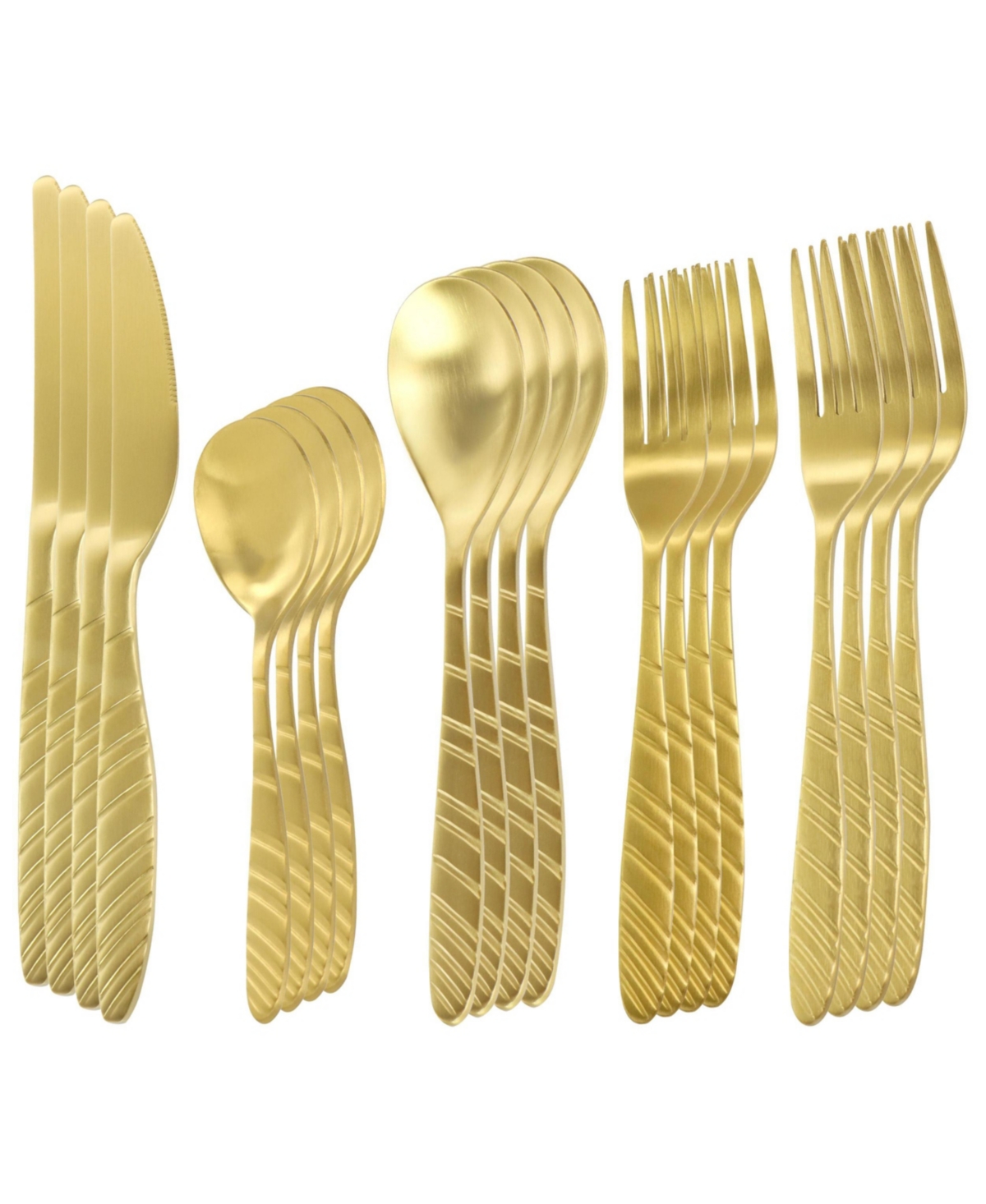 Megachef Stainless Steel 20-Piece Flatware Utensil Set