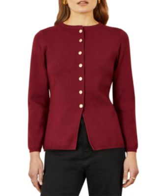 Women's Chic Peplum Button Up Cardigan