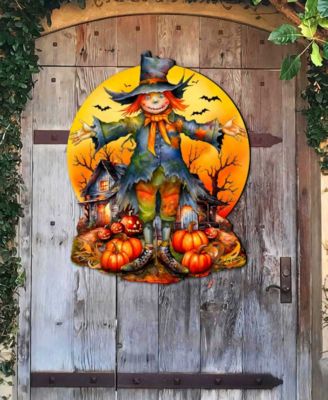 Scarecrow Holiday Door D&eacute;cor