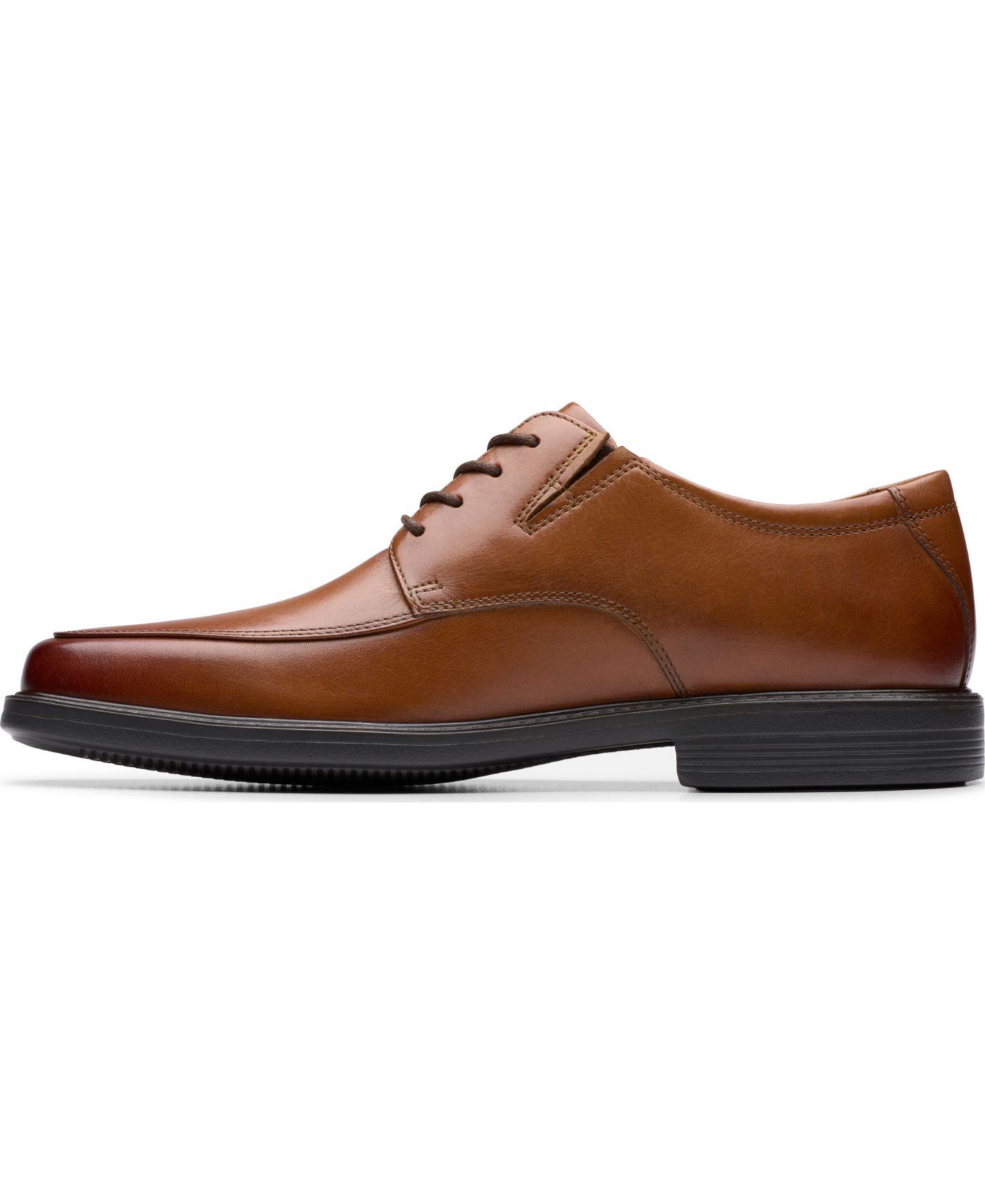 Мужские туфли Clarks Cosgrove Apron Dress Shoes, цвет: Рыжевато-коричневый кожаный — фото 3