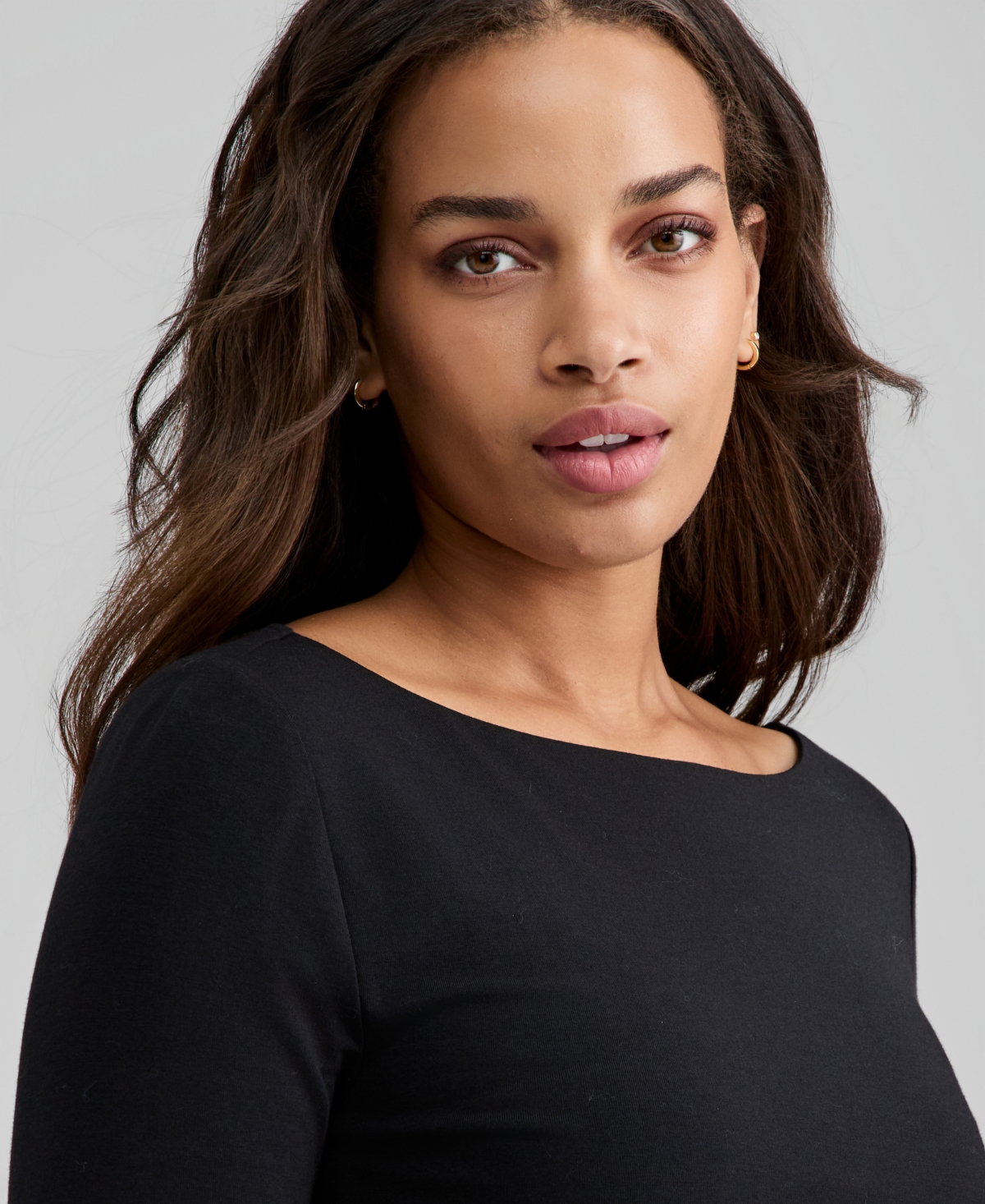 And Now This Women's Boat-Neck Long-Sleeve Knit Top, Macy's Exclusive