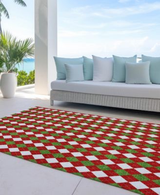 Holiday Washable Indoor/Outdoor ACN1812 10'x14' Area Rug