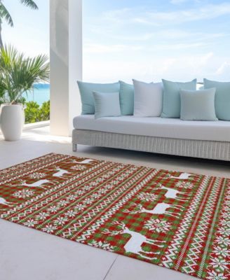 Holiday Washable Indoor/Outdoor ACN1820 10'x14' Area Rug